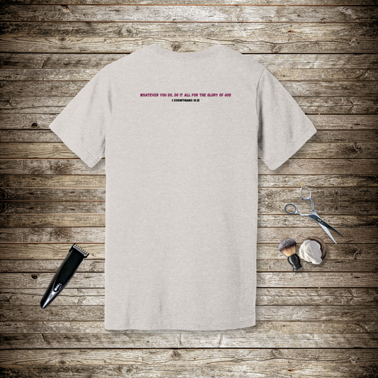 Bearded for His Glory T-Shirt | 1 Corinthians 10:31
