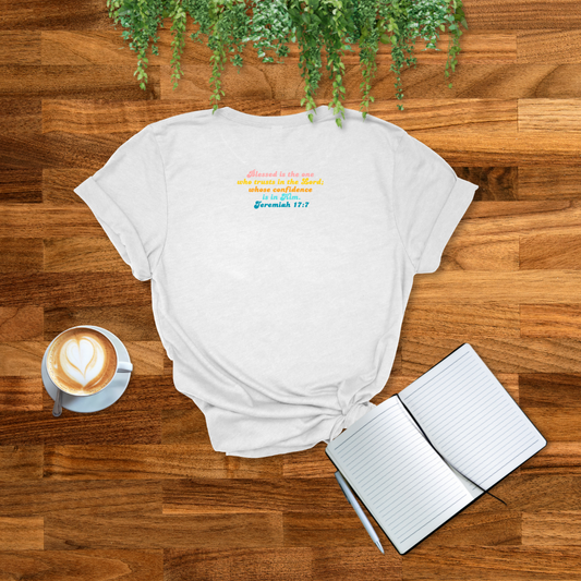 Blessed Retro T-Shirt | Jeremiah 17:7