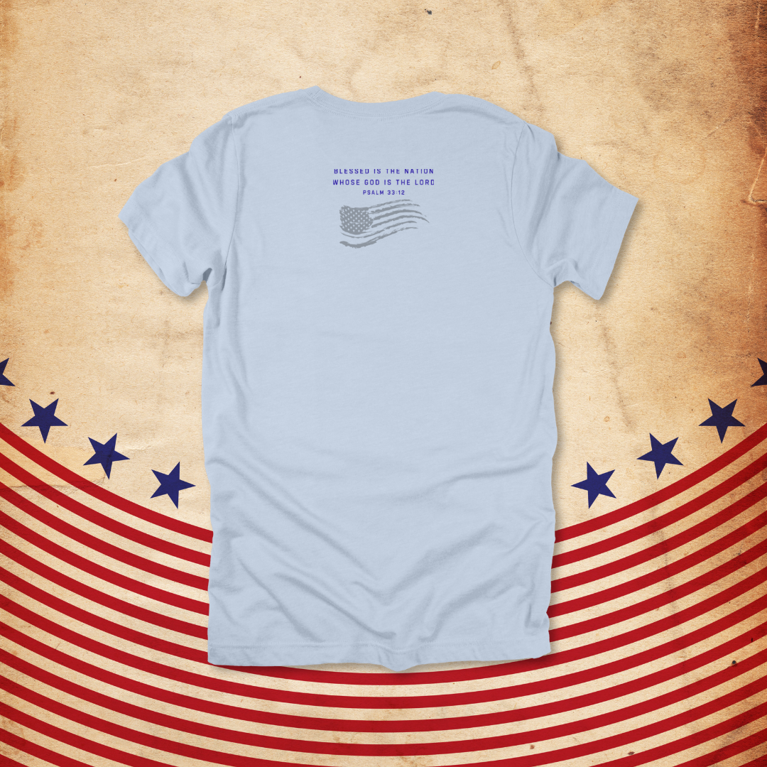 JesUSAves Patriotic T-Shirt| Psalm 33:12