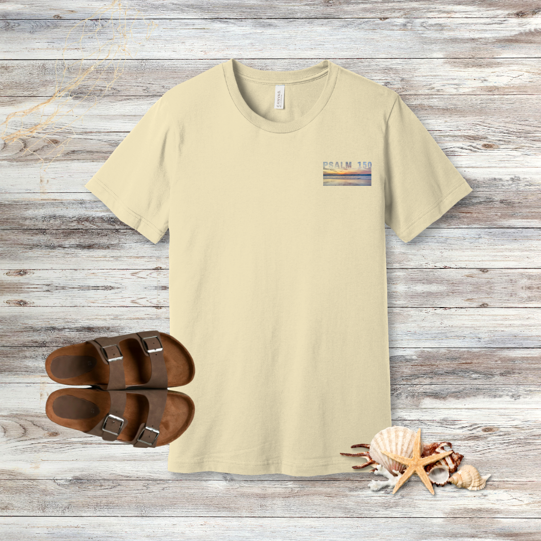 Praise Beach Sunset T-Shirt | Psalm 150