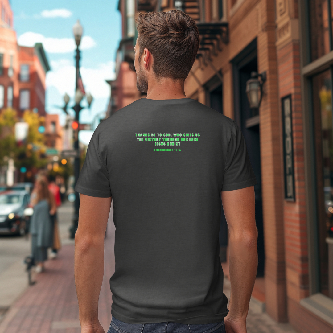 Victory in Christ T-Shirt | 1 Corinthians 15:57
