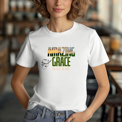 Amazing Grace Sunset T-Shirt | Ephesians 2:8