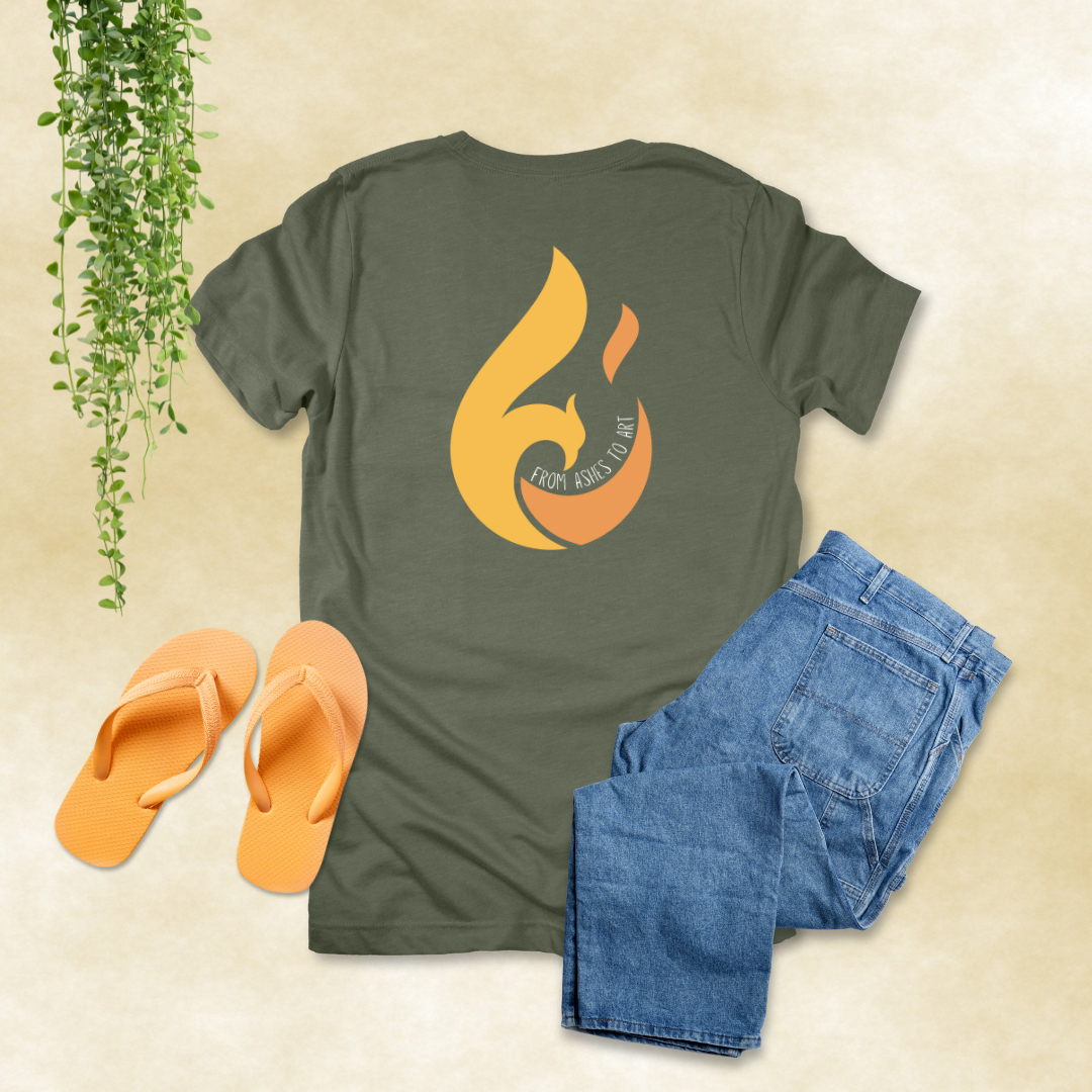 From Ashes to Art Phoenix T-Shirt | Isaiah 61:3