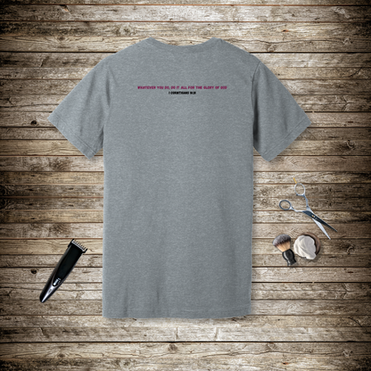Bearded for His Glory T-Shirt | 1 Corinthians 10:31