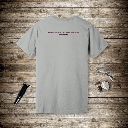 Bearded for His Glory T-Shirt | 1 Corinthians 10:31