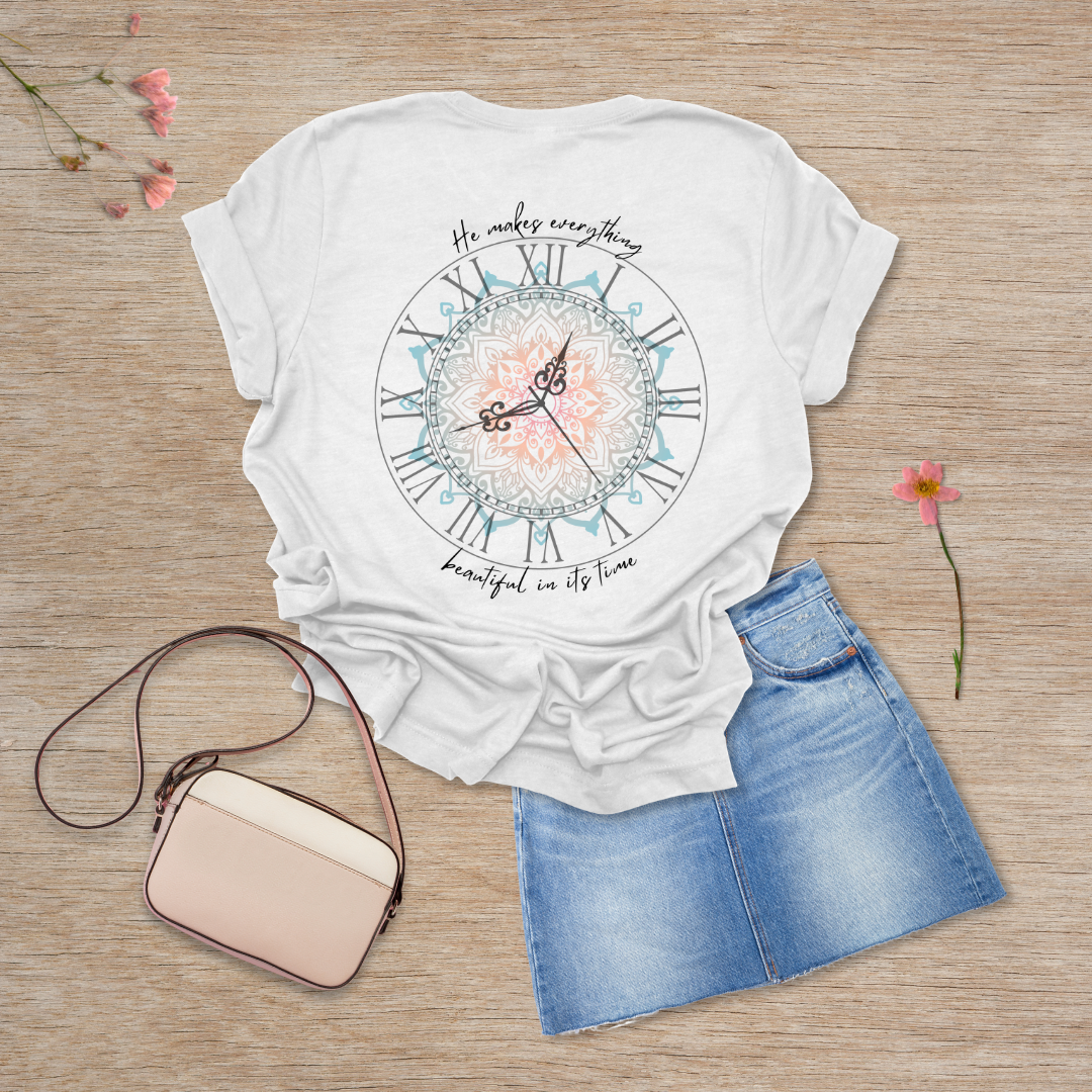 He Makes Everything Beautiful – Mandala T-Shirt | Ecclesiastes 3:11