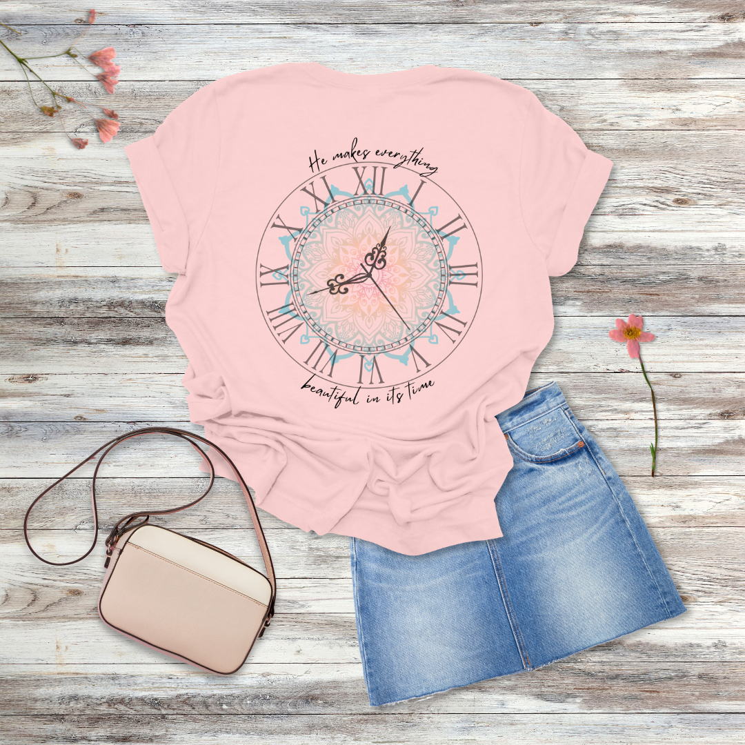 He Makes Everything Beautiful – Mandala T-Shirt | Ecclesiastes 3:11
