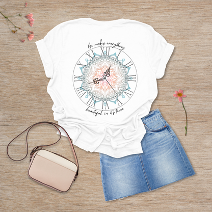 He Makes Everything Beautiful – Mandala T-Shirt | Ecclesiastes 3:11