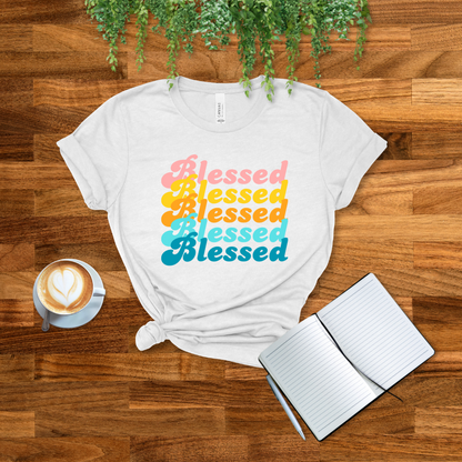 Blessed Retro T-Shirt | Jeremiah 17:7