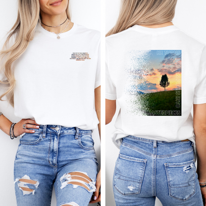 Broken Pieces into Masterpieces T-Shirt | Jeremiah 18:4