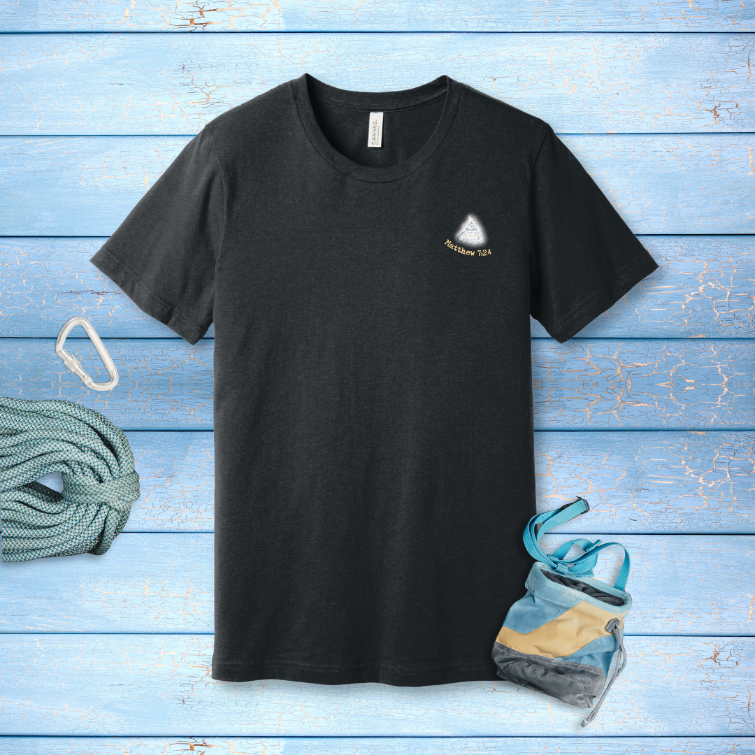 'Building on the Rock' T-Shirt | Matthew 7:24
