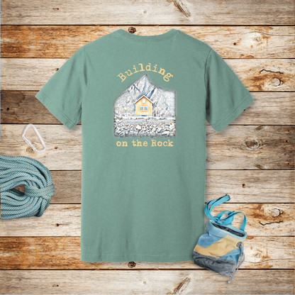 'Building on the Rock' T-Shirt | Matthew 7:24