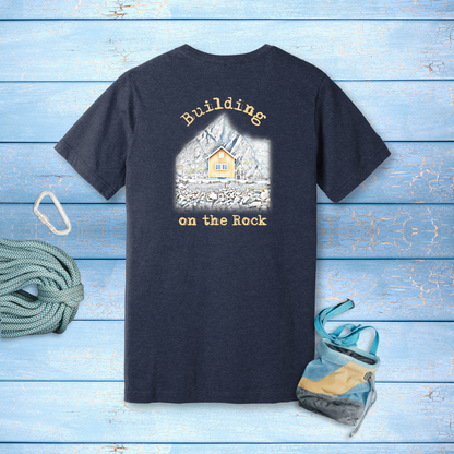 'Building on the Rock' T-Shirt | Matthew 7:24