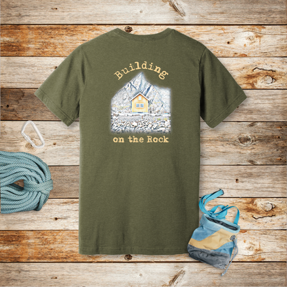 'Building on the Rock' T-Shirt | Matthew 7:24