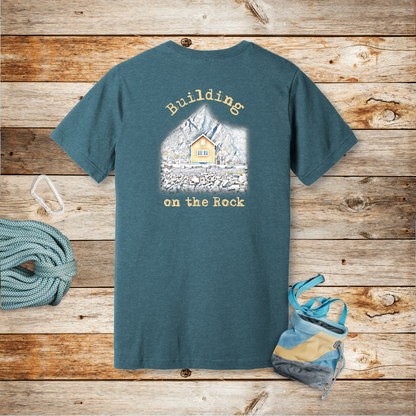 'Building on the Rock' T-Shirt | Matthew 7:24