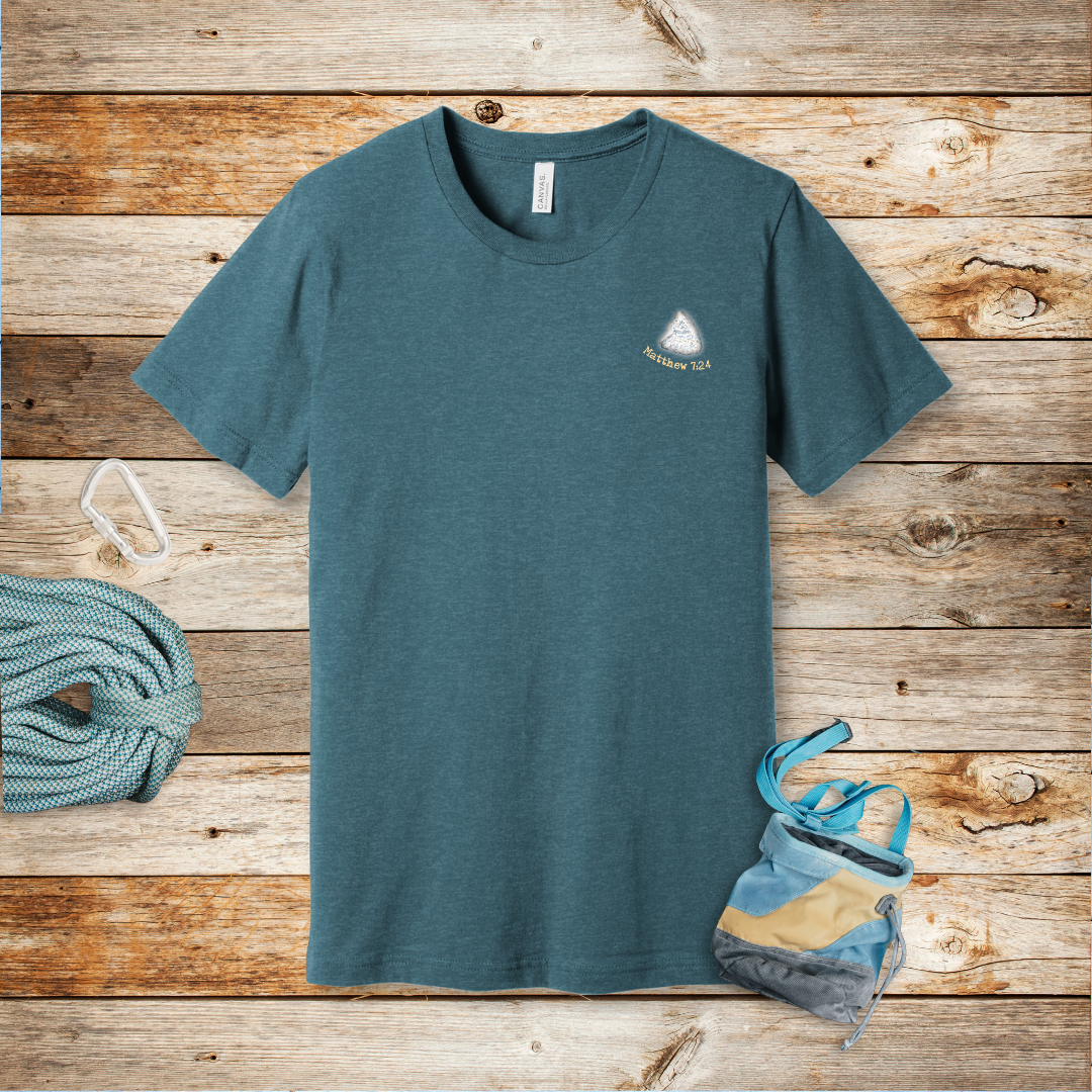 'Building on the Rock' T-Shirt | Matthew 7:24