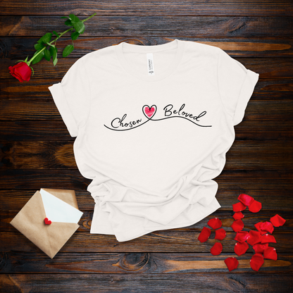 Chosen Beloved Identity in Christ T-Shirt | 1 Peter 2:9