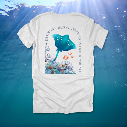 Deep Waters Ocean T-Shirt | Isaiah 43:2