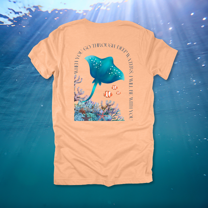 Deep Waters Ocean T-Shirt | Isaiah 43:2