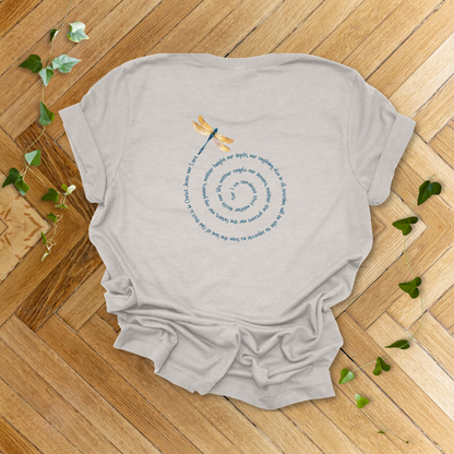 Unshakable Love Dragonfly T-Shirt | Romans 8:38-39