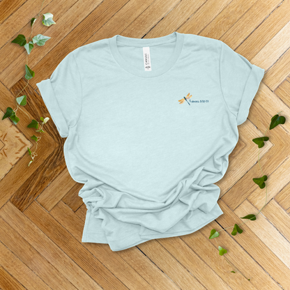 Unshakable Love Dragonfly T-Shirt | Romans 8:38-39