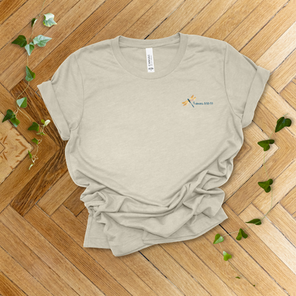 Unshakable Love Dragonfly T-Shirt | Romans 8:38-39