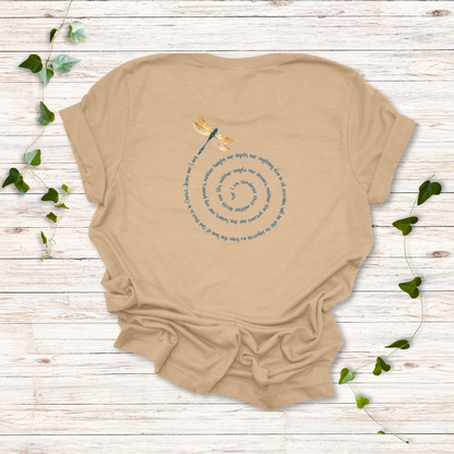 Unshakable Love Dragonfly T-Shirt | Romans 8:38-39