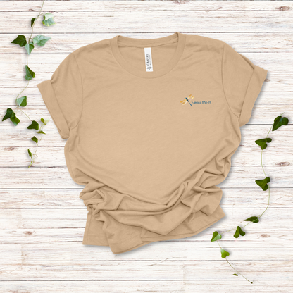 Unshakable Love Dragonfly T-Shirt | Romans 8:38-39