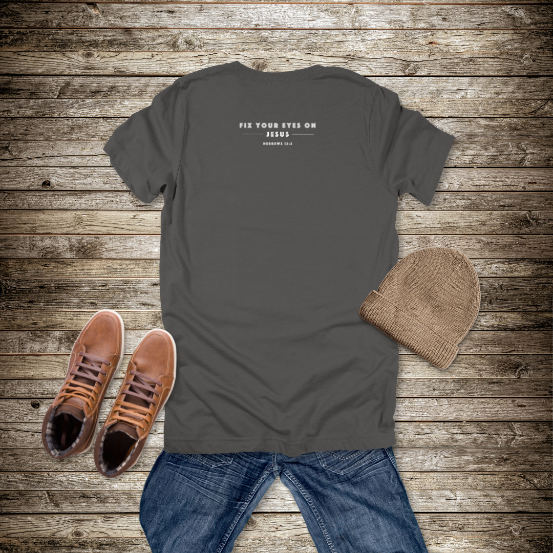 Faith Takes Focus T-Shirt | Hebrews 12:2