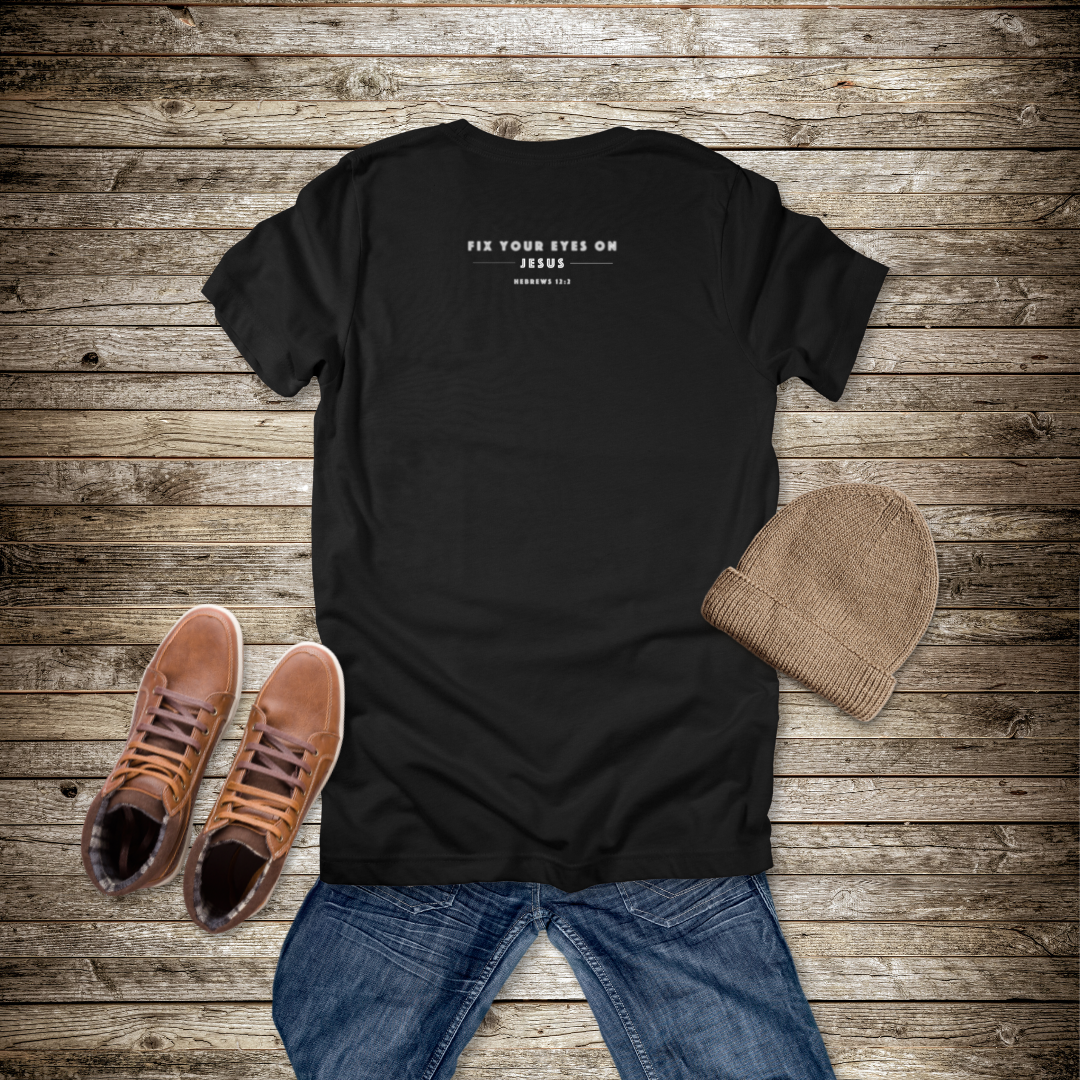 Faith Takes Focus T-Shirt | Hebrews 12:2