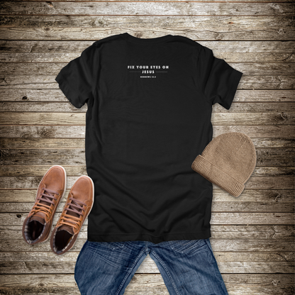 Faith Takes Focus T-Shirt | Hebrews 12:2