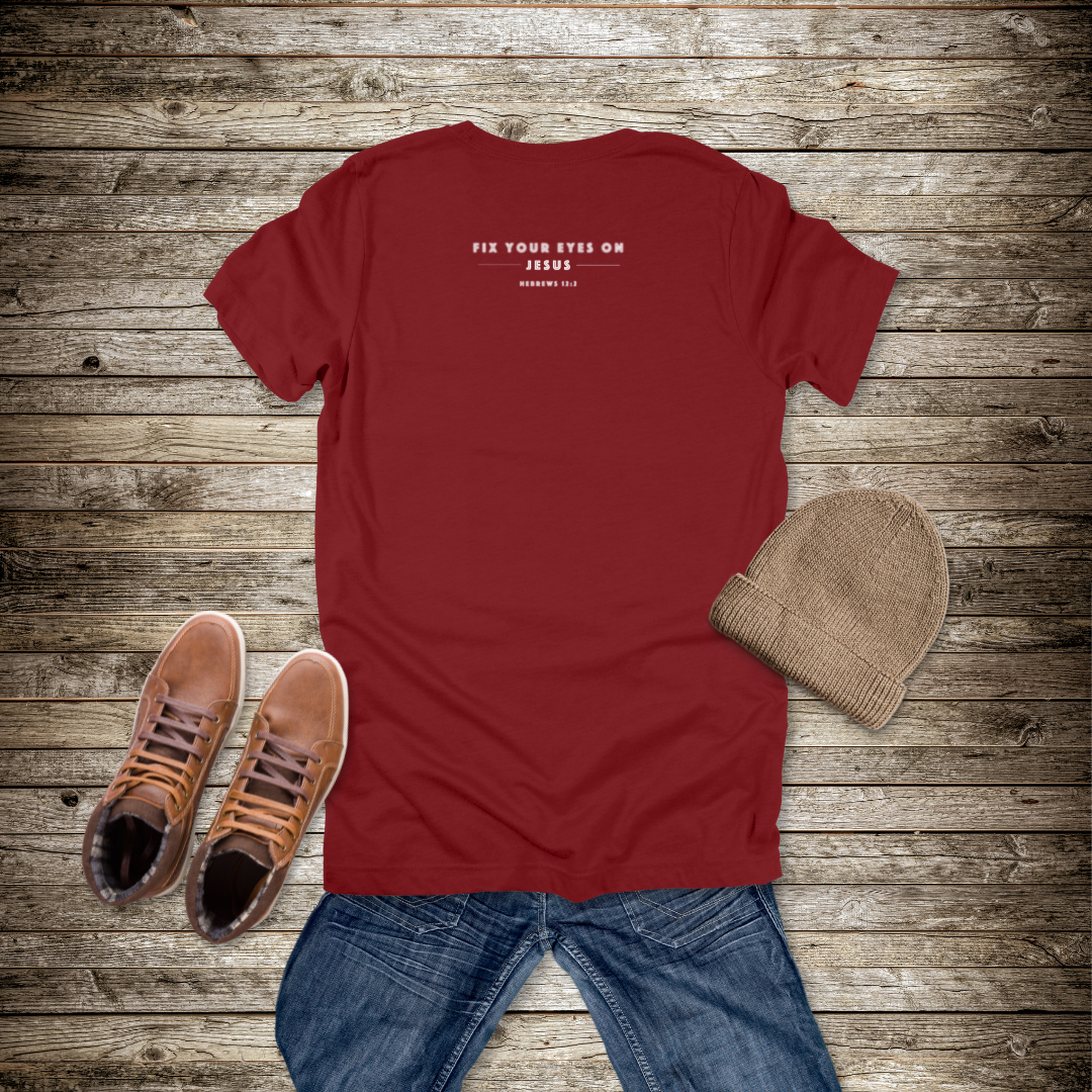 Faith Takes Focus T-Shirt | Hebrews 12:2