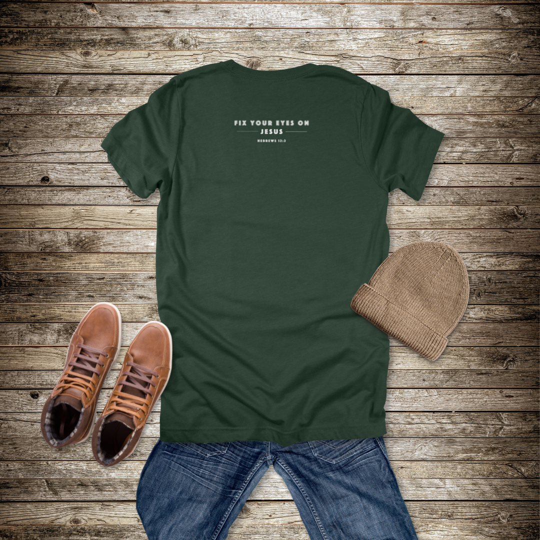 Faith Takes Focus T-Shirt | Hebrews 12:2