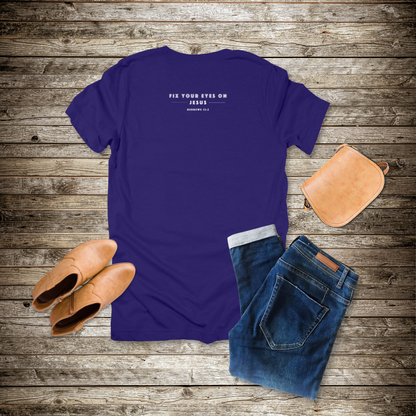 Faith Takes Focus T-Shirt | Hebrews 12:2