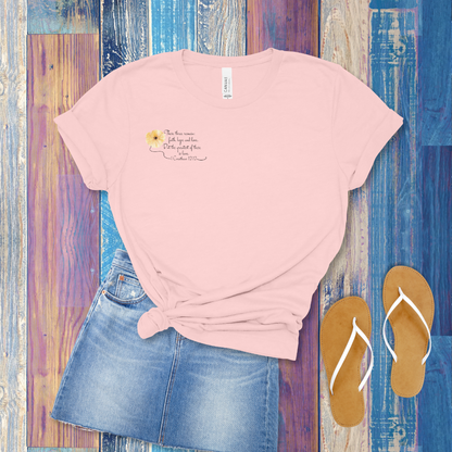 Faith, Hope, Love Floral T-Shirt | 1 Corinthians 13:13