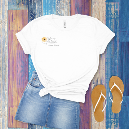 Faith, Hope, Love Floral T-Shirt | 1 Corinthians 13:13
