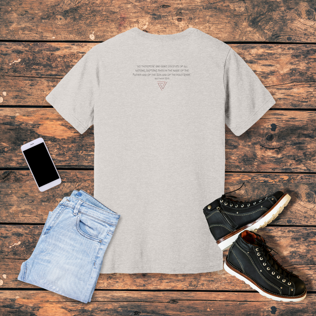 Great Commission Trinity T-Shirt Red | Matthew 28:19