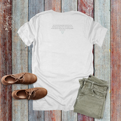 Great Commission Trinity T-Shirt Teal | Matthew 28:19