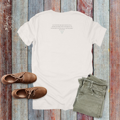 Great Commission Trinity T-Shirt Teal | Matthew 28:19