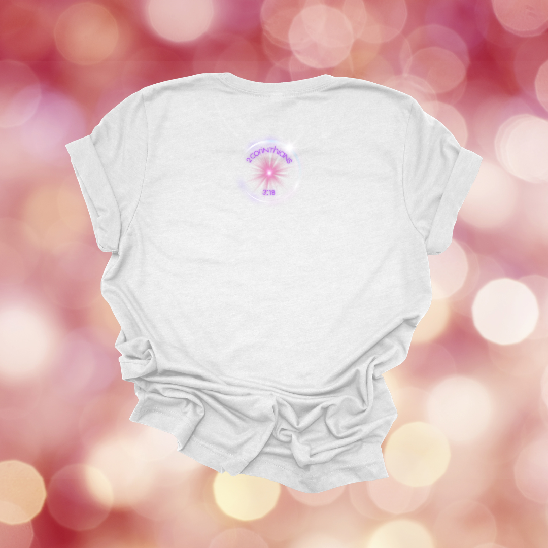 Holy Spirit Glow-Up T-Shirt | 2 Corinthians 3:18