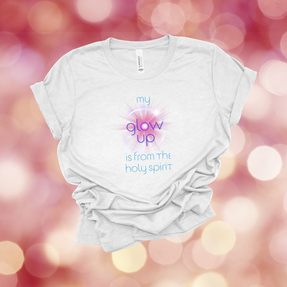 Holy Spirit Glow-Up T-Shirt | 2 Corinthians 3:18