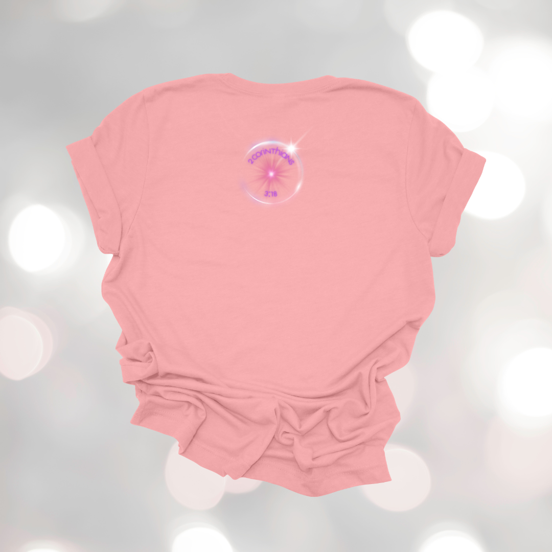 Holy Spirit Glow-Up T-Shirt | 2 Corinthians 3:18