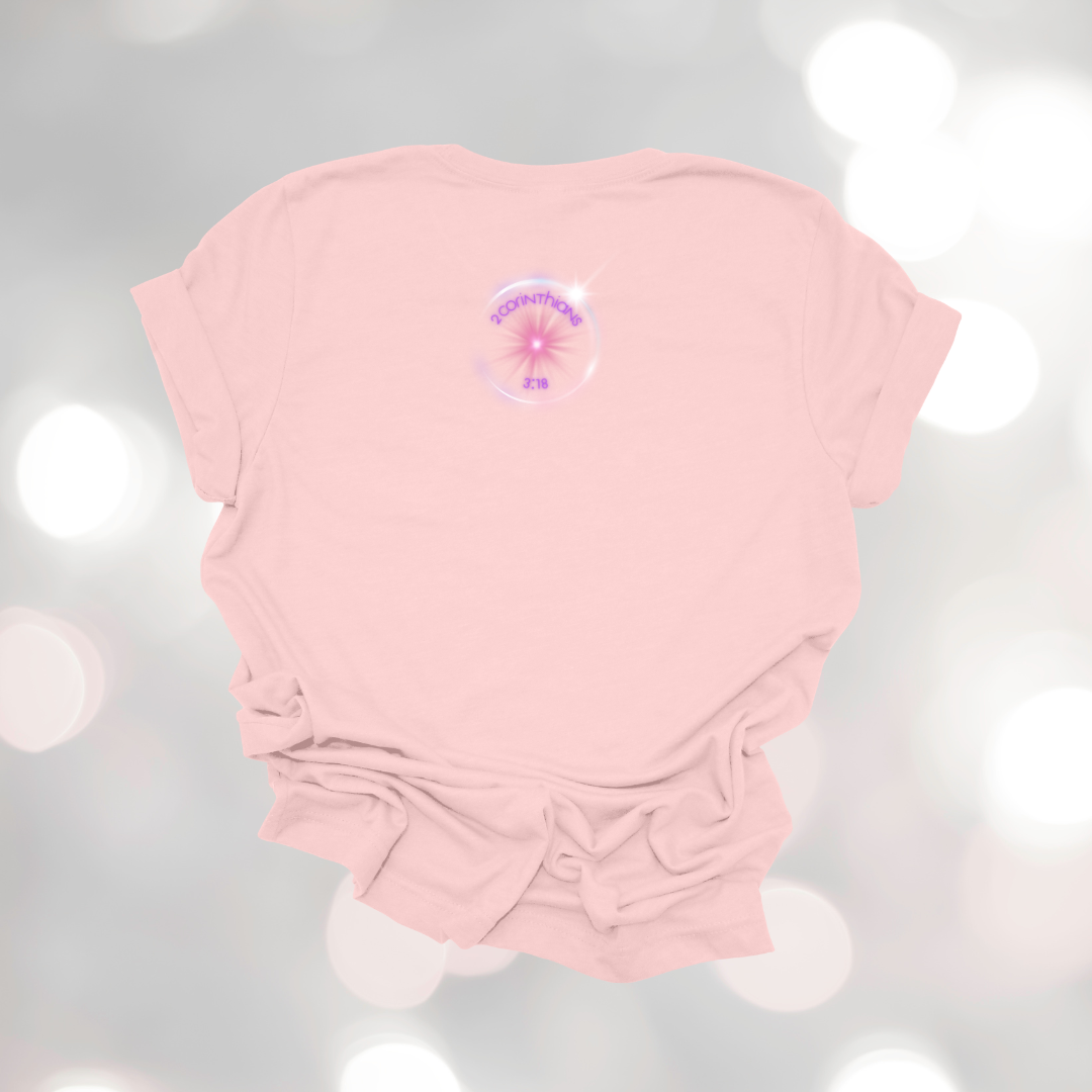 Holy Spirit Glow-Up T-Shirt | 2 Corinthians 3:18