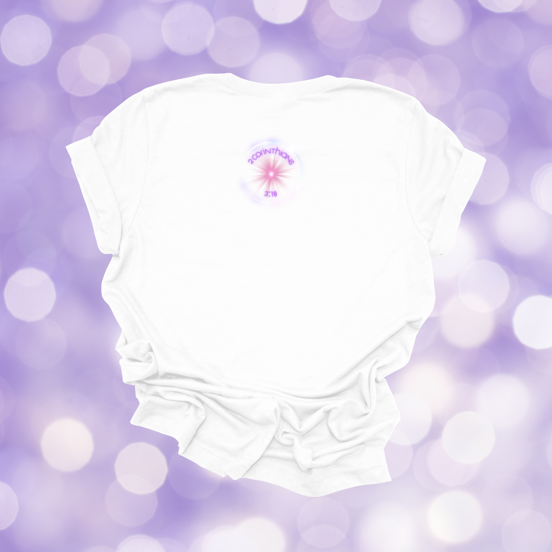 Holy Spirit Glow-Up T-Shirt | 2 Corinthians 3:18