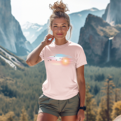 Heavens Declare God's Glory Sunset T-Shirt | Psalm 19:1