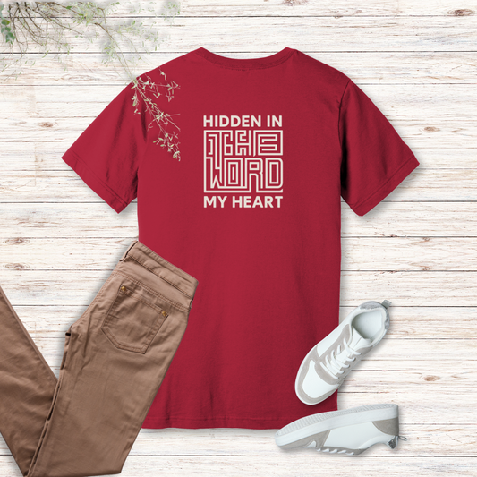 Hidden in My Heart T-Shirt | Psalm 119:11