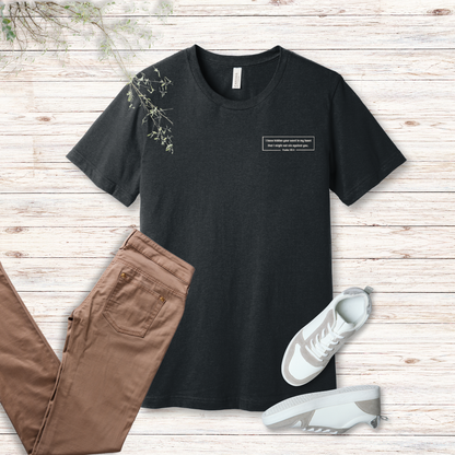 Hidden in My Heart T-Shirt | Psalm 119:11