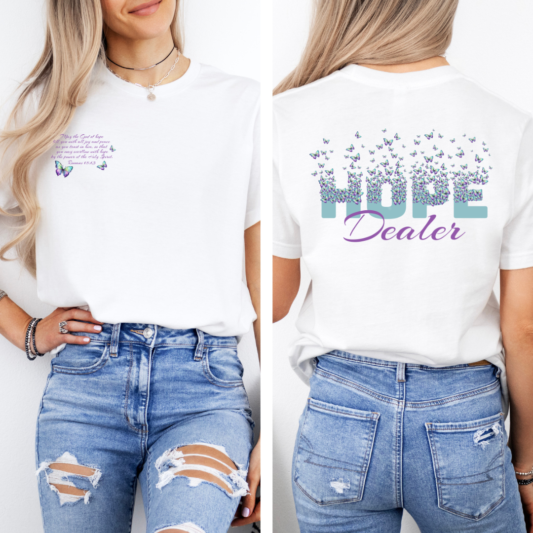 Hope Dealer Christian T-Shirt | Romans 15:13
