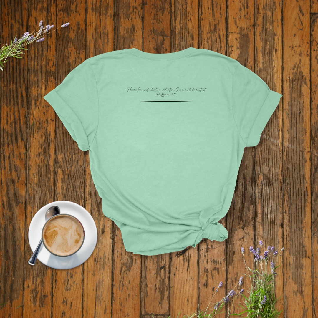 It Is Well With My Soul Mountains T-Shirt | Philippians 4:11