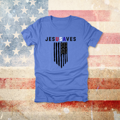 JesUSAves Patriotic T-Shirt| Psalm 33:12